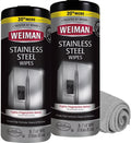 Stainless Steel Cleaner Wipes Bundle - Removes Fingerprints & Grease