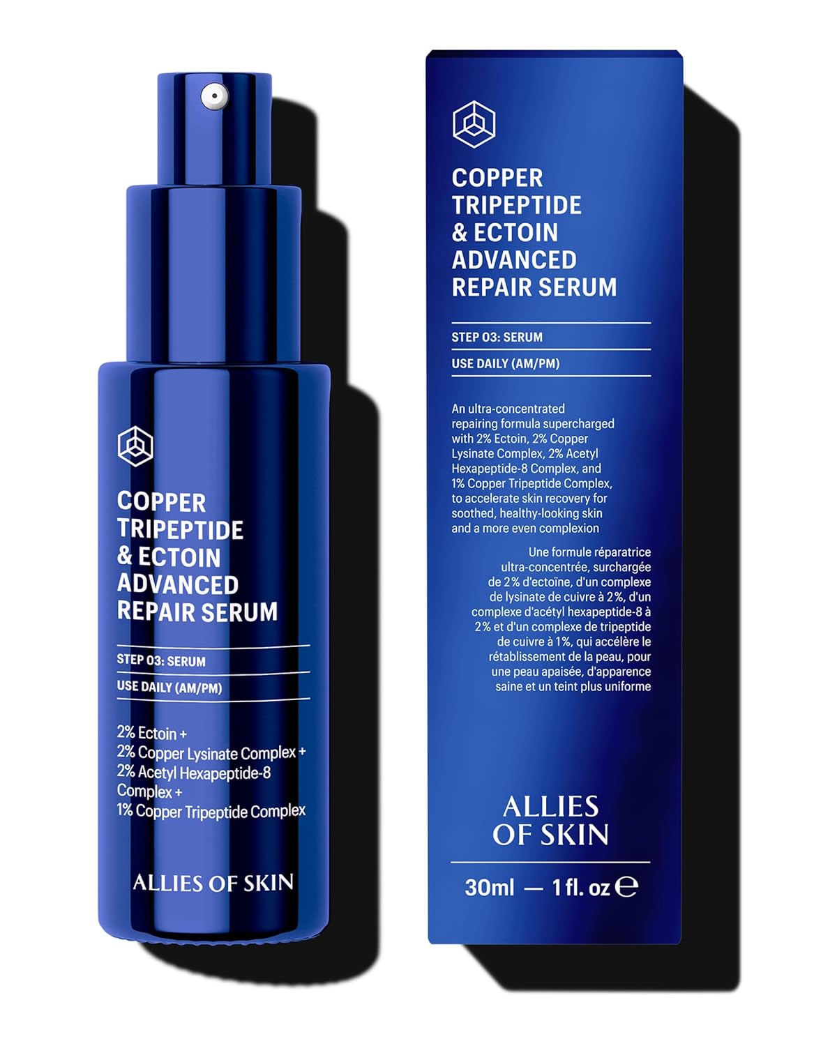 Copper Tripeptide & Ectoin Advanced Repair Face Serum for Skin