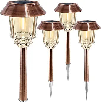 XMCOSY+ Solar Pathway Lights - Eco-Friendly Outdoor Lighting