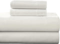 Pointehaven Flannel 170 GSM Sheet Set, Full White - Cozy Heavyweight