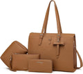 Keyli Women's 4-Piece Laptop Bag Set with USB Charging Port
