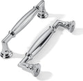 4 in Polished Chrome Cabinet Pulls 10 Pack - Heavy Duty Handles