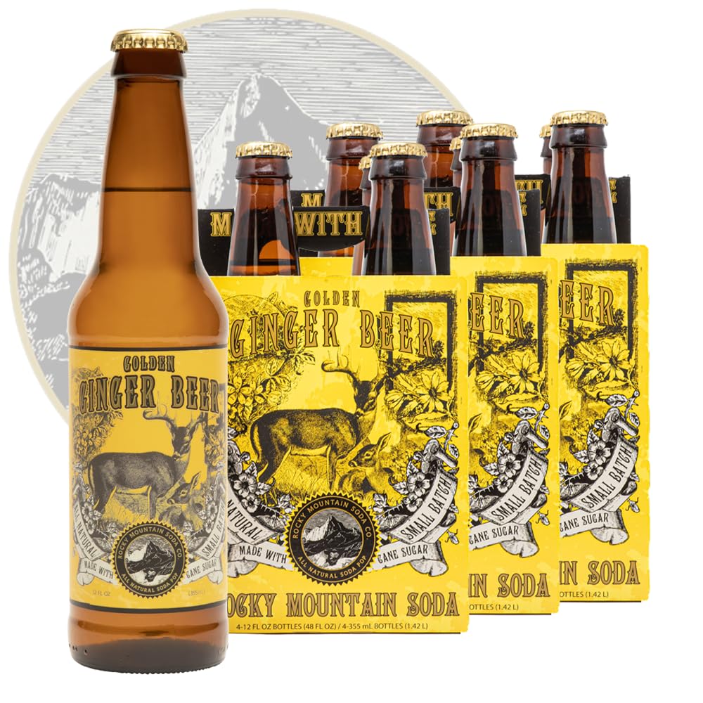 Rocky Mountain Soda Ginger Beer Pop - Small Batch Craft Soda