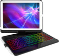 Keyboard Case for iPad 9th Generation with 10-Color Backlight