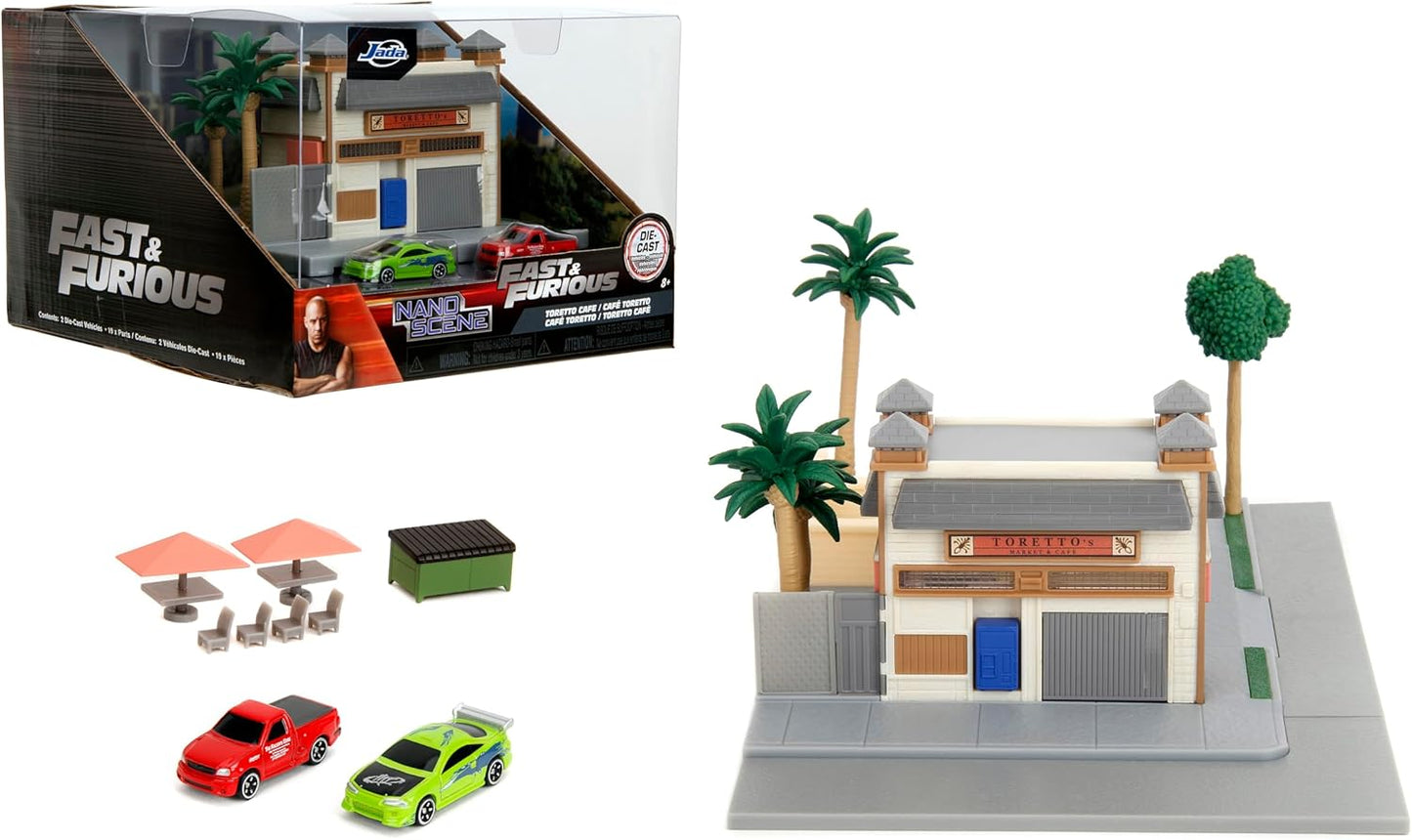 Fast & Furious Nano Scene: Toretto's Cafe Playset