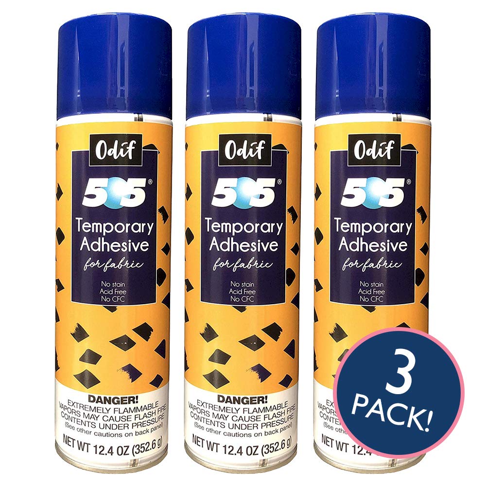 Odif USA 505 Spray & Fix Temporary Fabric Adhesive for Crafts