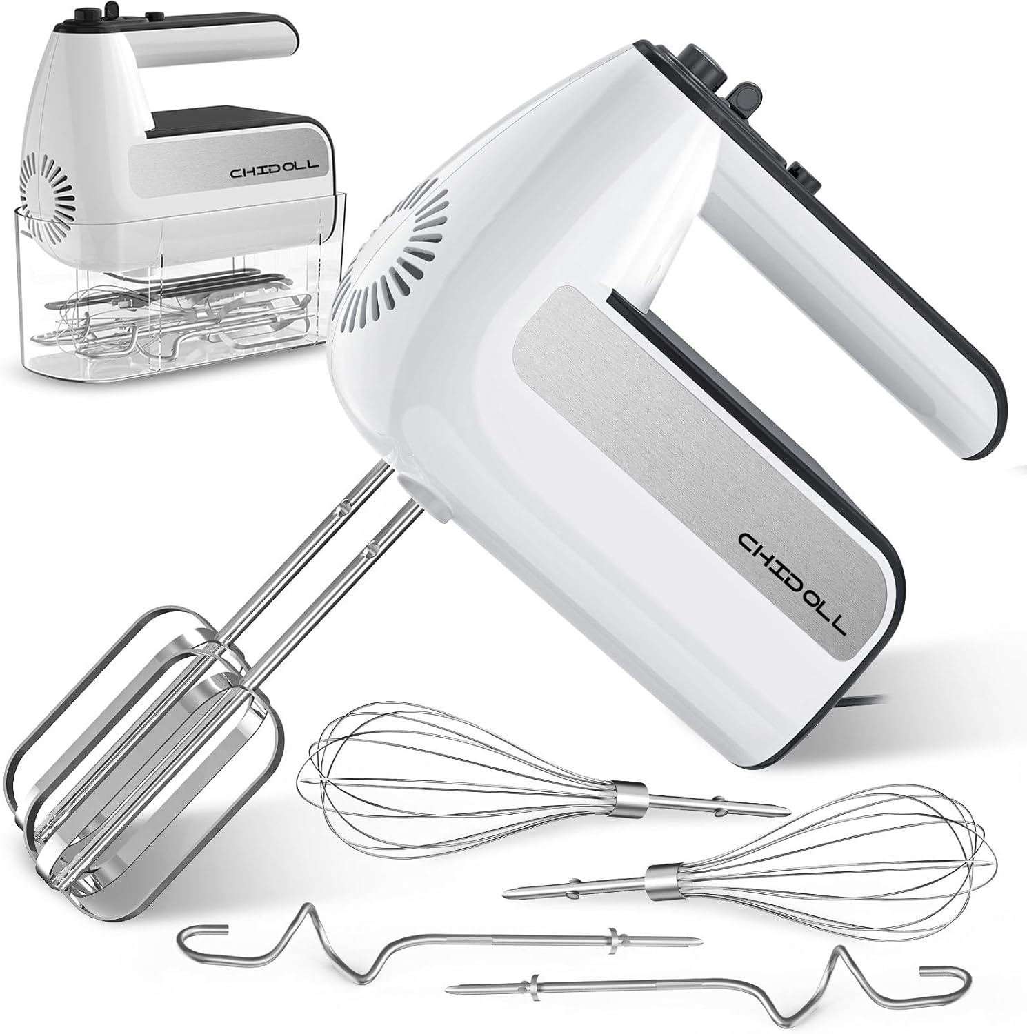 800W Turbo Hand Mixer - Baking & Cooking Powerhouse!