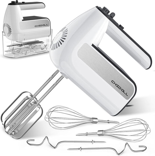 800W Turbo Hand Mixer - Baking & Cooking Powerhouse!