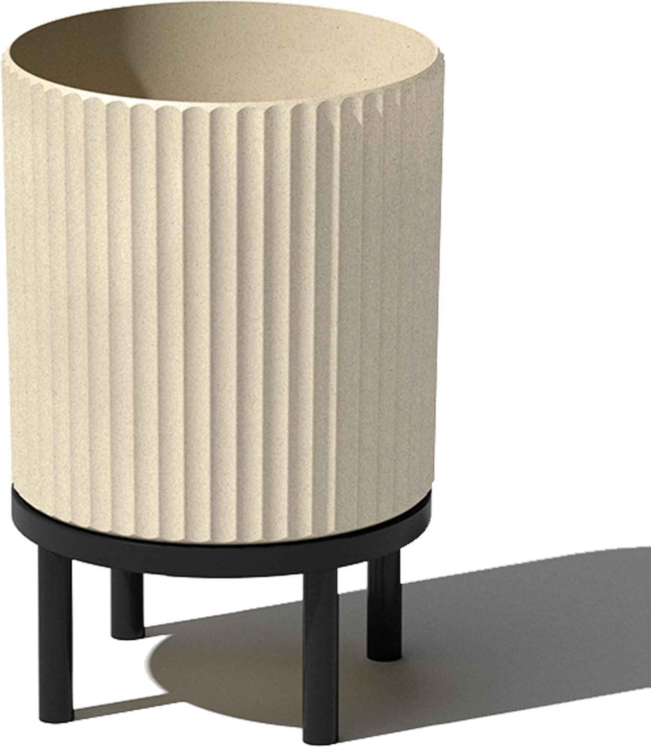 Veradek Demi Series Round Planter with Stand for Modern Decor