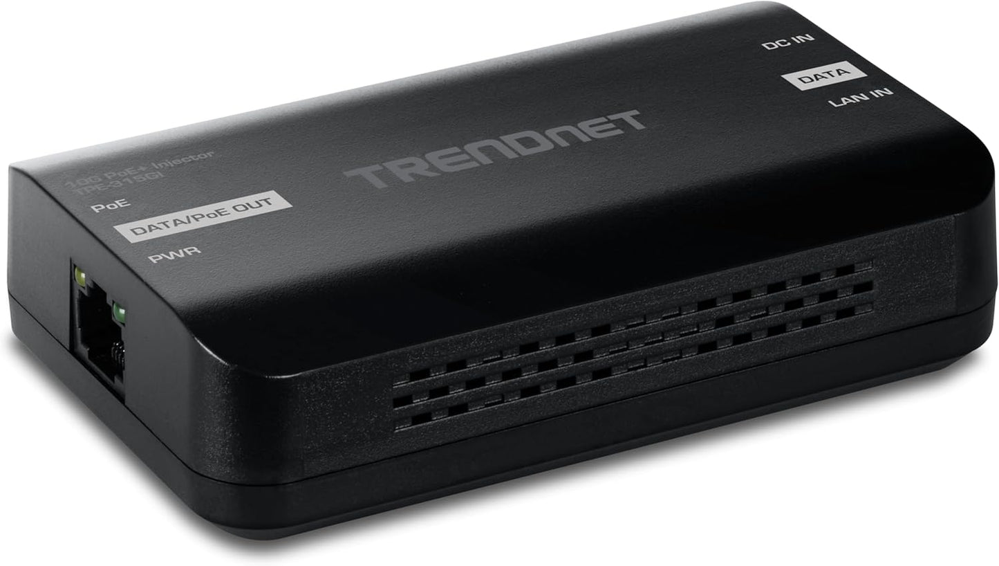 TRENDnet 10G PoE+ Injector for Fast and Reliable Networking
