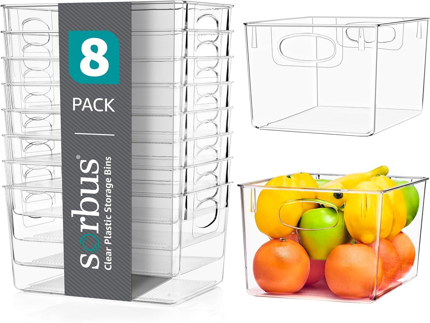 Large Clear Plastic Storage Bins for Versatile Home Organization