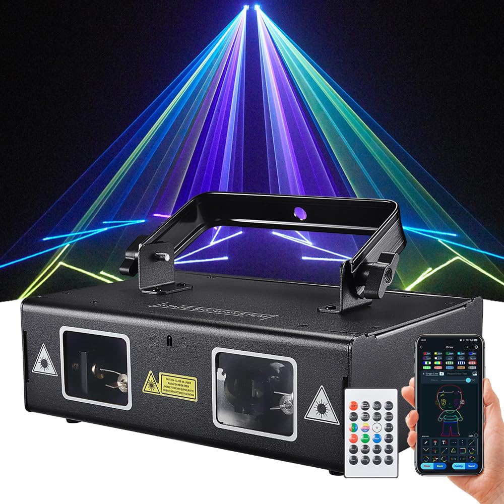 DJ Laser Light with App Control for Unforgettable Parties