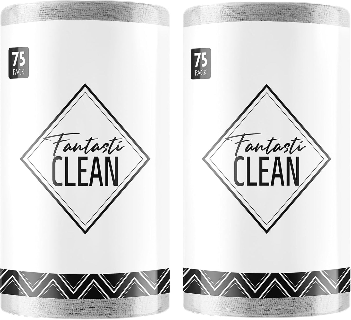 Fantasticlean Microfiber Cleaning Cloth Roll - 150 Pack for Home