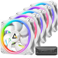 Antec RGB Case Fans 120mm - 5 Pack Addressable RGB with Controller