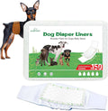 Dog Diaper Liners 150ct Super Absorption Booster Pads - Leakproof