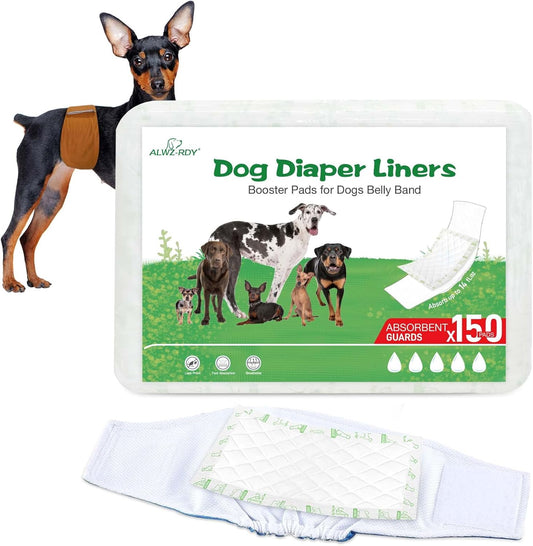 Super Absorbent Dog Diaper Liners: ALWZ-RDY