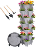 Vertical Planter 7 Tier Stackable Planters - Compact Vertical Garden