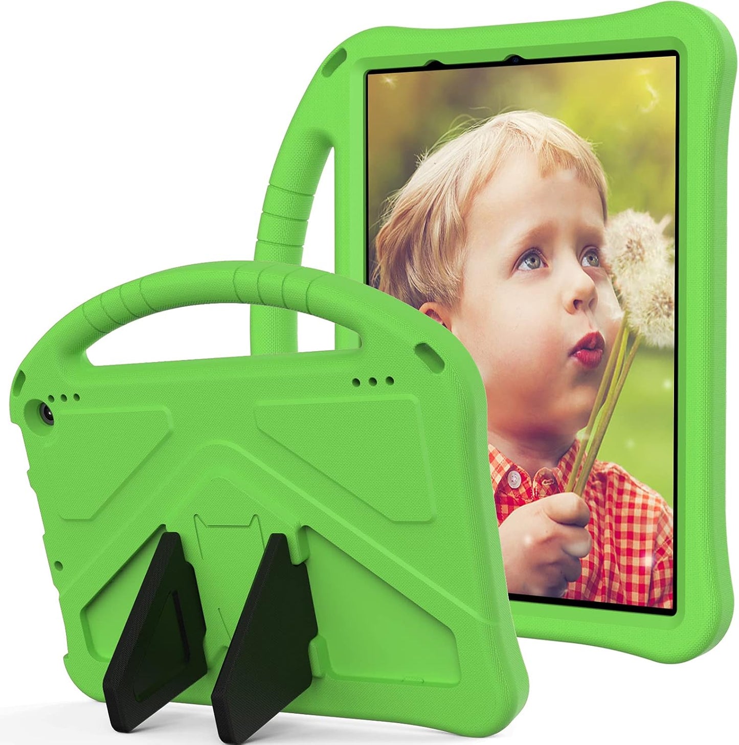 All-New Fire HD 10 Kids Case with Handle and Kickstand Green