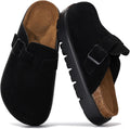Project Cloud Genuine Leather Platform Clogs for Women (Style R7VS)