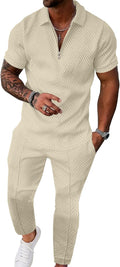 Men's Short Sleeve Tracksuit Set for Casual Comfort and Style