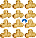 SUNGATOR 3/4-In Tee Push Fit PEX Connector - Easy Push-to-Connect
