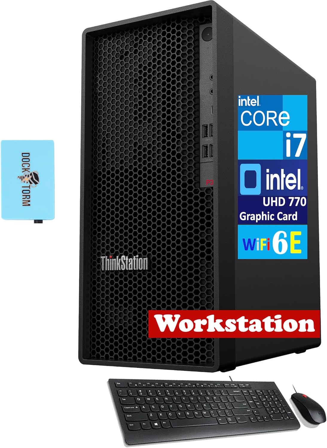 Lenovo ThinkStation P360 Desktop with 12-Core Intel i7-12700