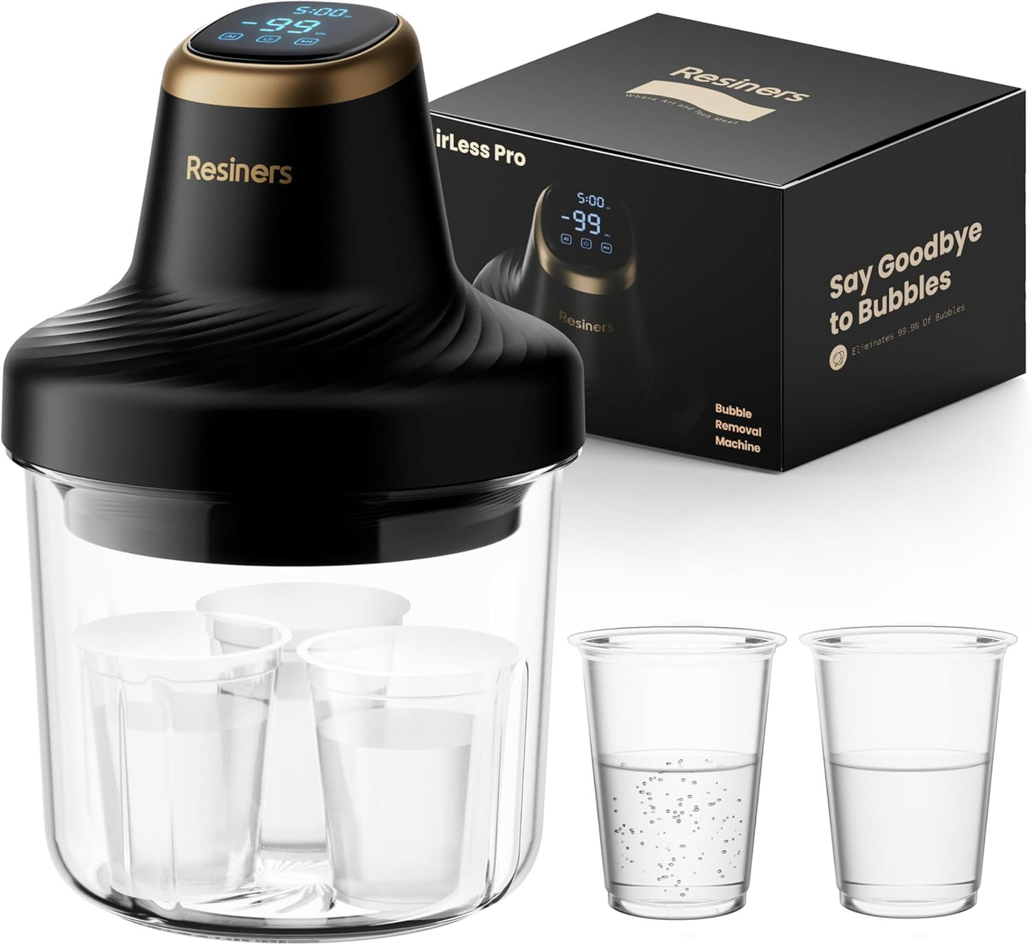 Resiners Resin Bubble Remover Airless Pro - 99.99% Efficiency