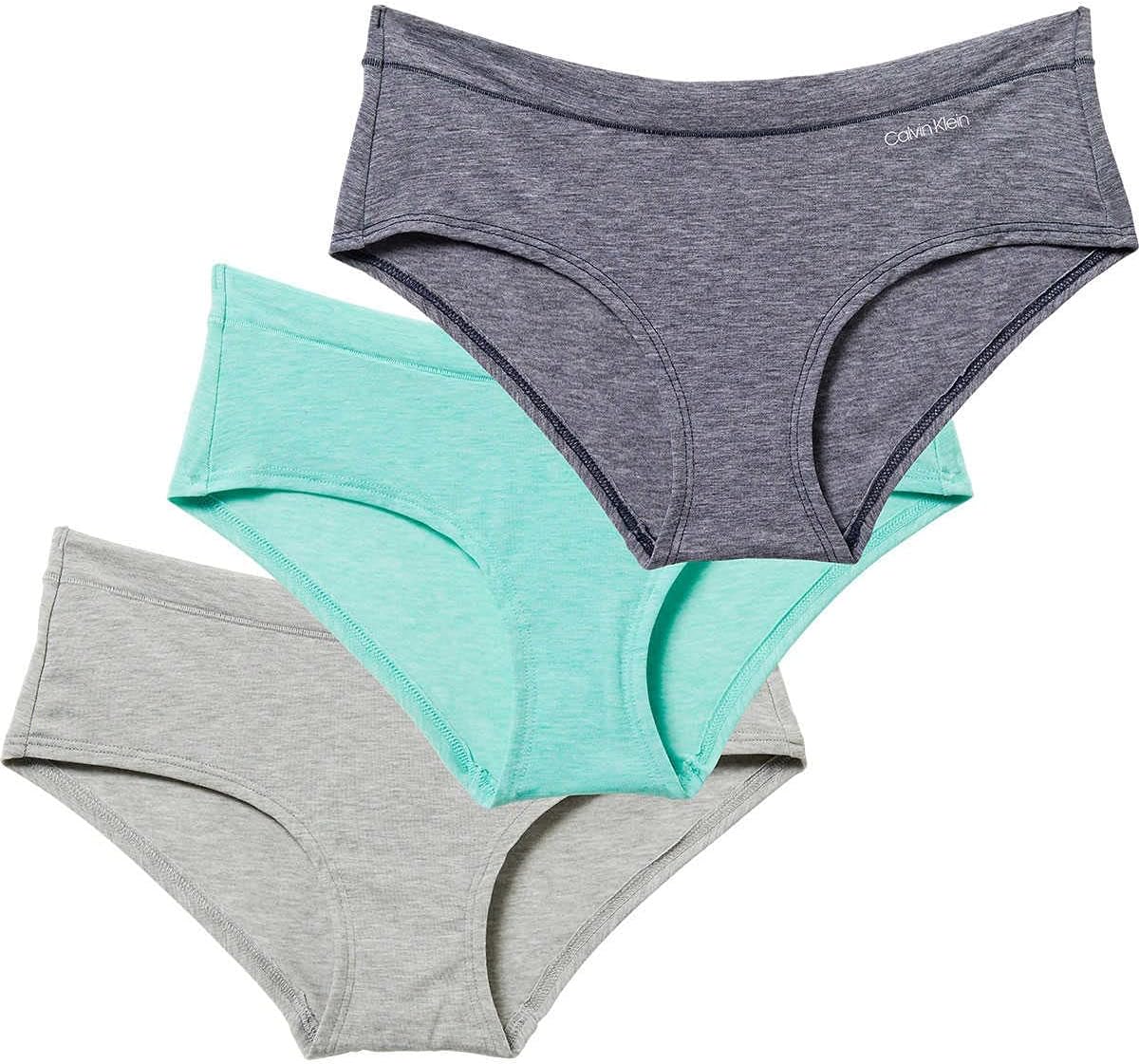 Calvin Klein Womens 3 Pack Stretch Hipster for Comfort