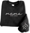 Personalized Mama Sweatshirt | Custom Embroidered | Gifts for Mom