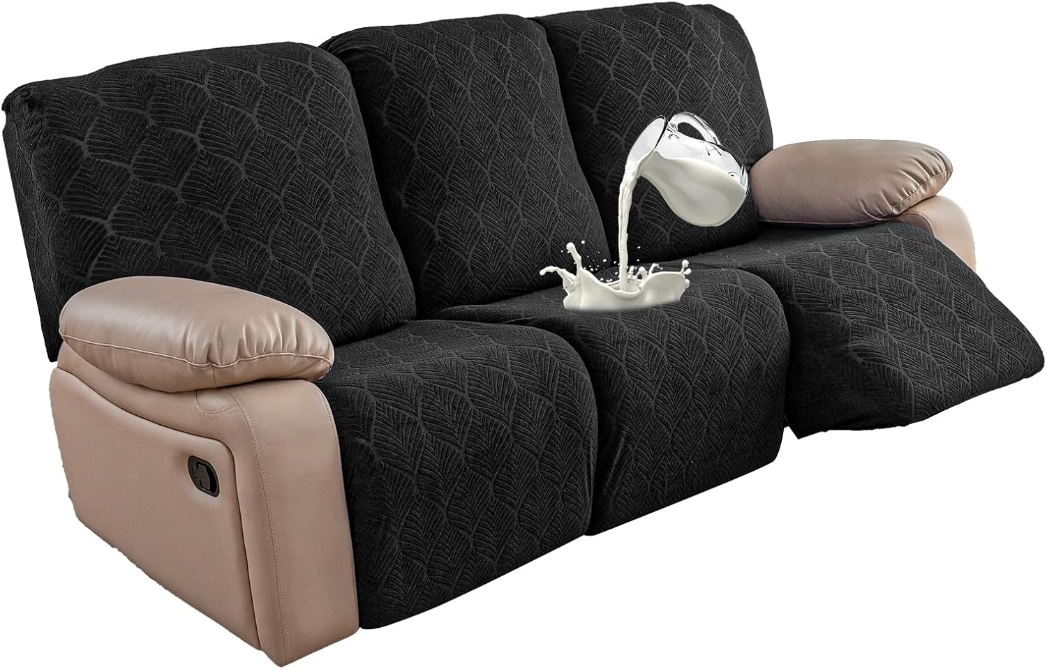 100% Waterproof Recliner Sofa Slipcovers for 3 Cushion Couch