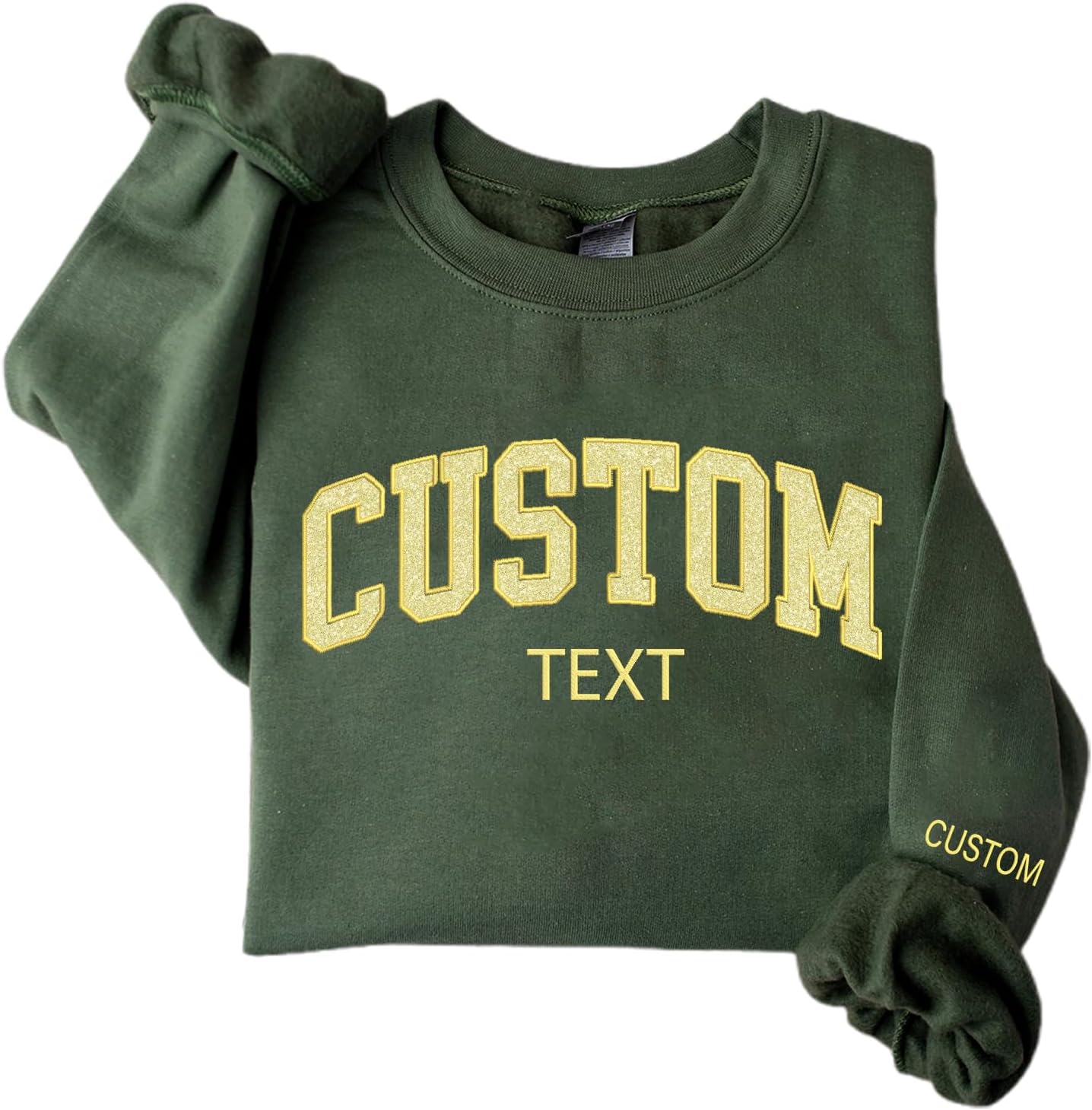 Glitter Custom Sweatshirt | Personalized Text | DILYPOD