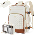 Telena Travel Backpack for Women 15.6 in Laptop - Beige-Brown Carry-On
