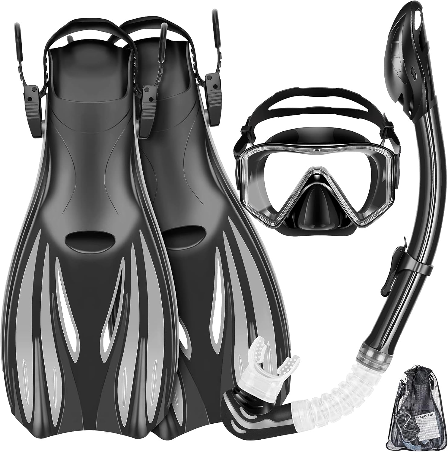 Panoramic View Snorkel Set - Clear Vision Dive Kit