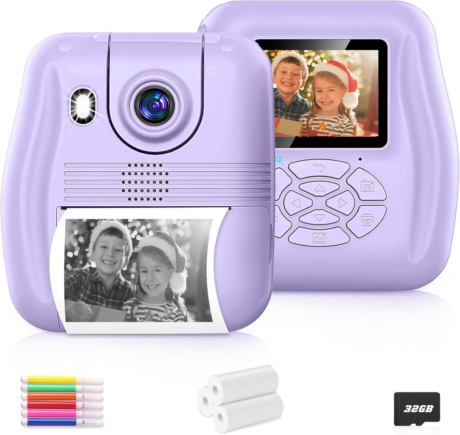 Instant Print Kids Camera Bundle - Capture & Create Memories!  