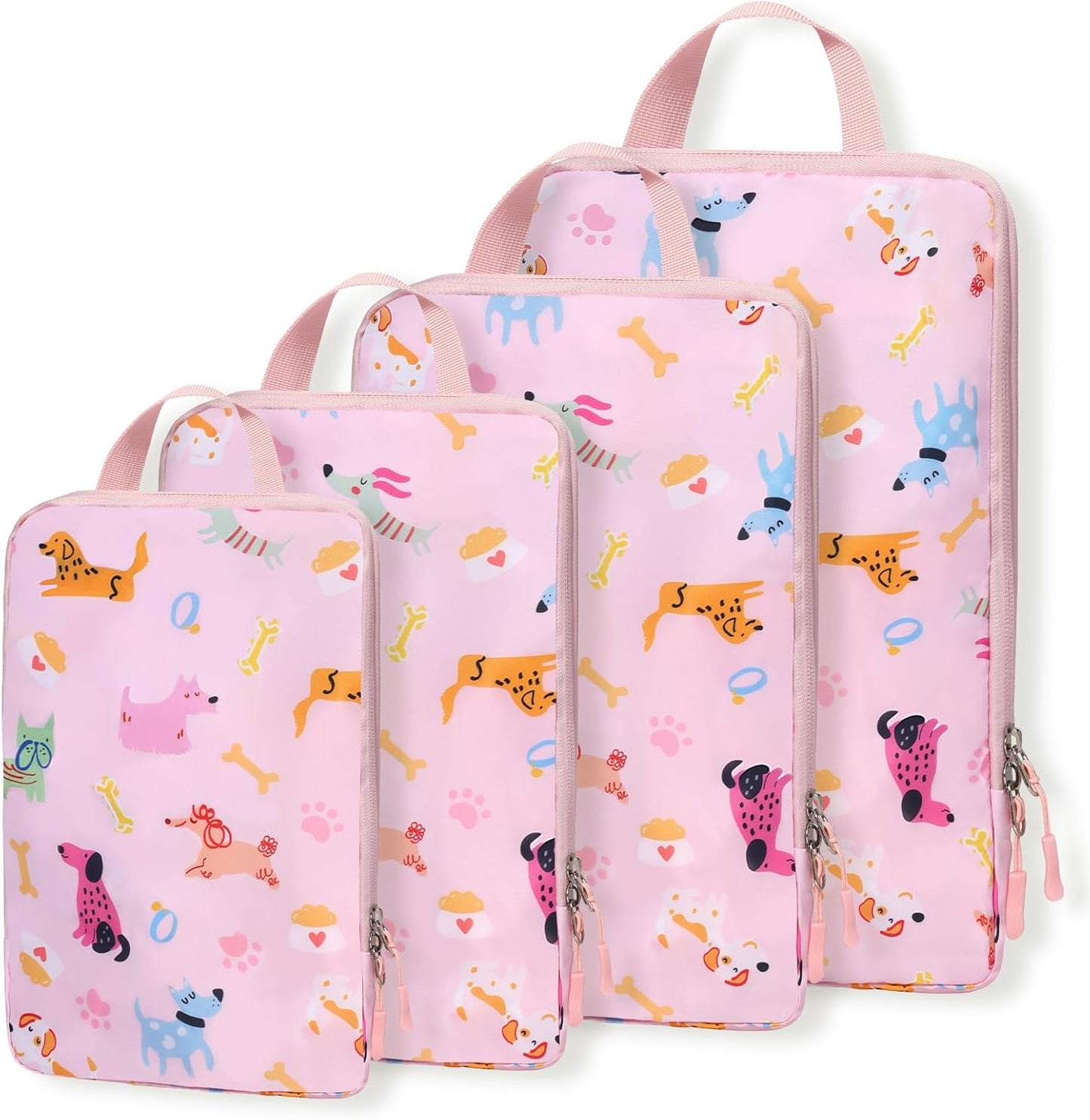 WOOMADA Compression Packing Cubes for Travel Essentials 4 Set