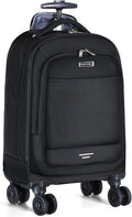Rolling Backpack 15.6 in Laptop Backpack with 4 Spinner Wheels