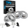 Front and Rear Brake Pad & Rotor Kit Compatible with 2011-2015 Hyundai