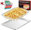 Air Fryer Basket for Oven 12.8in Stainless Steel - Healthier Crisping
