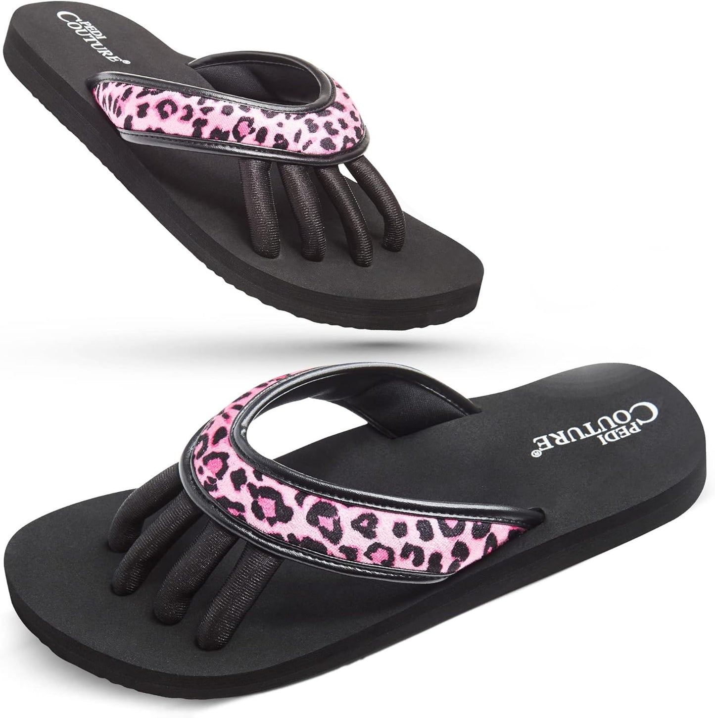 Pedicure Sandals with Built In Toe Separators for Women