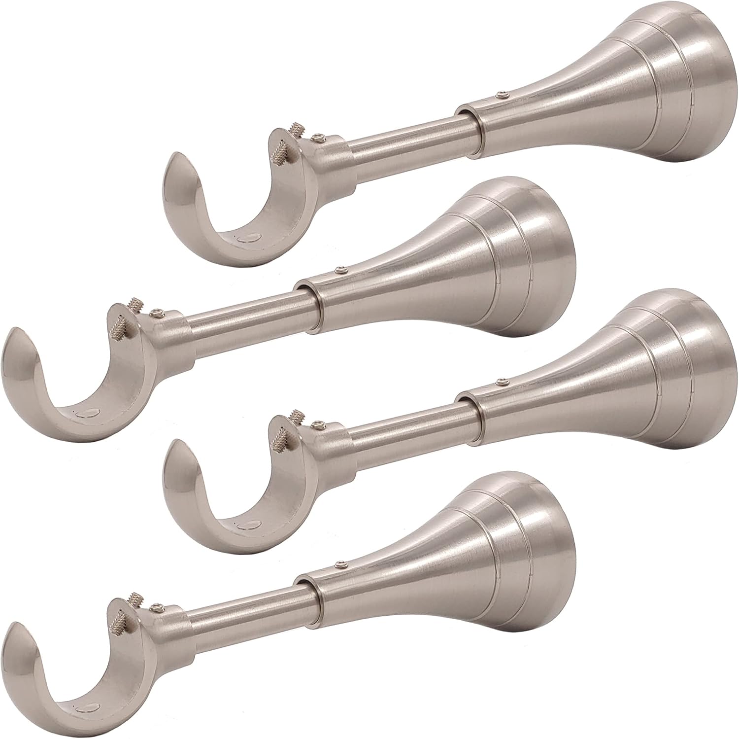 Heavy Duty Curtain Rod Brackets for Wall - Extra Long Holders
