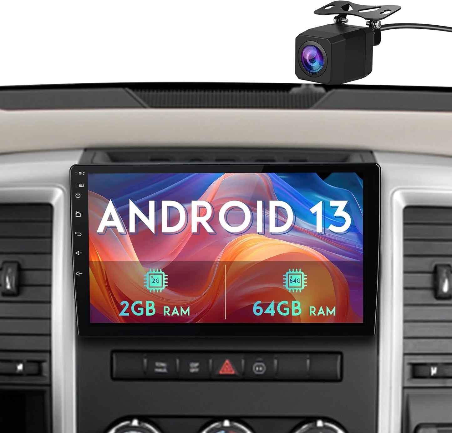 2GB+64GB Car Stereo Radio Upgrade for Jeep JK Wrangler 2007-2018