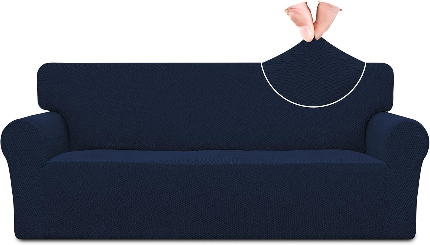 Easy-Going Stretch Jacquard Couch Cover for Oversized Sofas