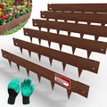 20ft Cor-Ten Steel Landscape Edging 40in x 8in - Flexible Rust Patina