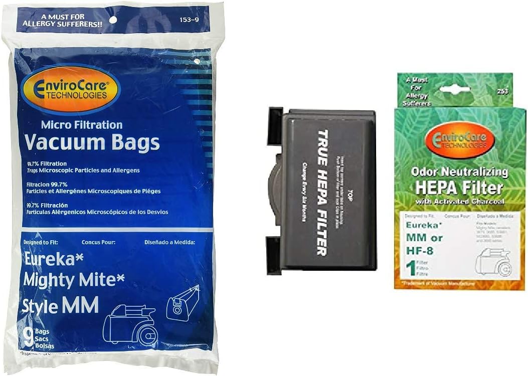 EnviroCare Vacuum Bags for Eureka Mighty Mite - Kit Included