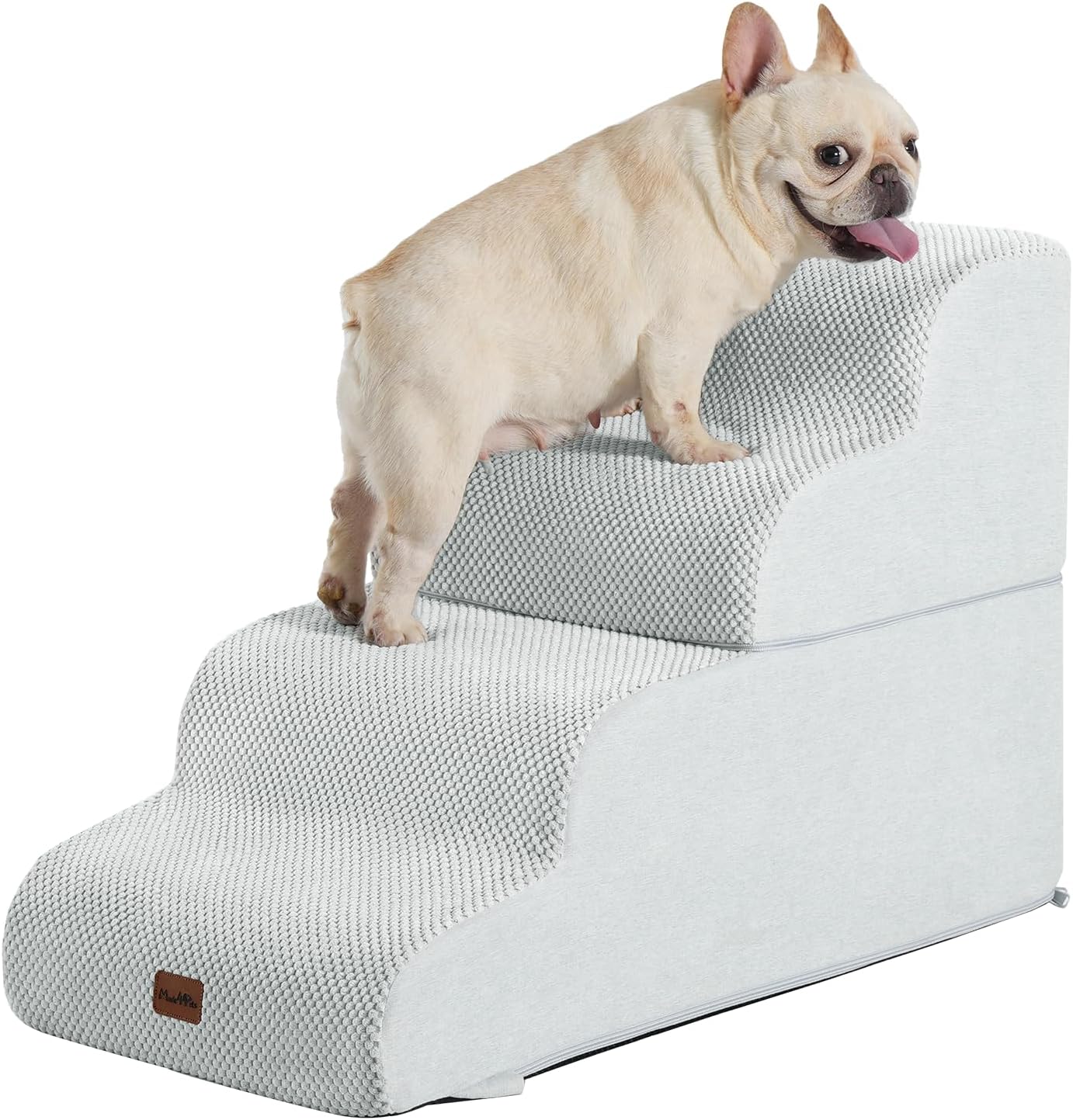 Made4Pets Dog Stairs Ramp for Bed, 4-Step Pet Steps Design