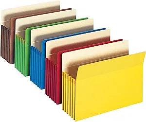 Smead File Pocket with Straight-Cut Tab for Easy Organization