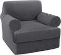Turquoize T Cushion Chair Slipcover for Living Room - Gray