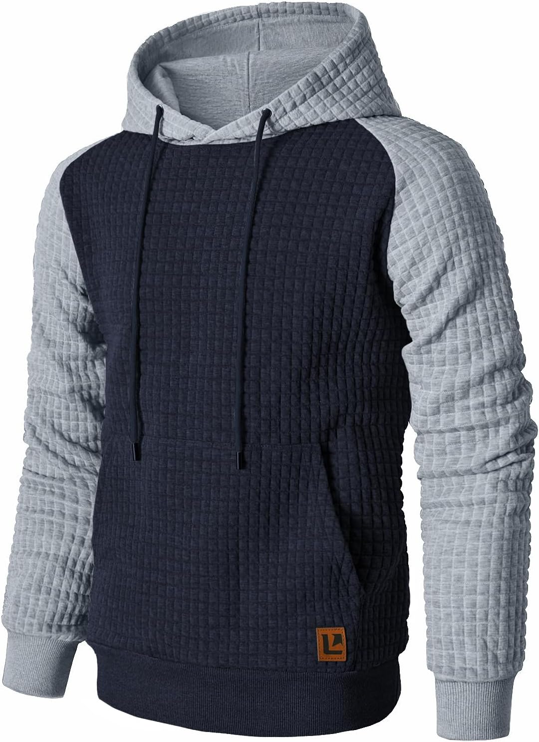Mens Sweatshirts Long Sleeve Pullover Casual Drawstring Hoodie