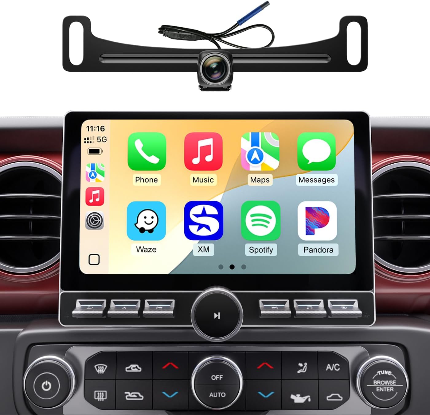 Android Car Radio Stereo for Jeep Wrangler JL Gladiator JT 2019-2023