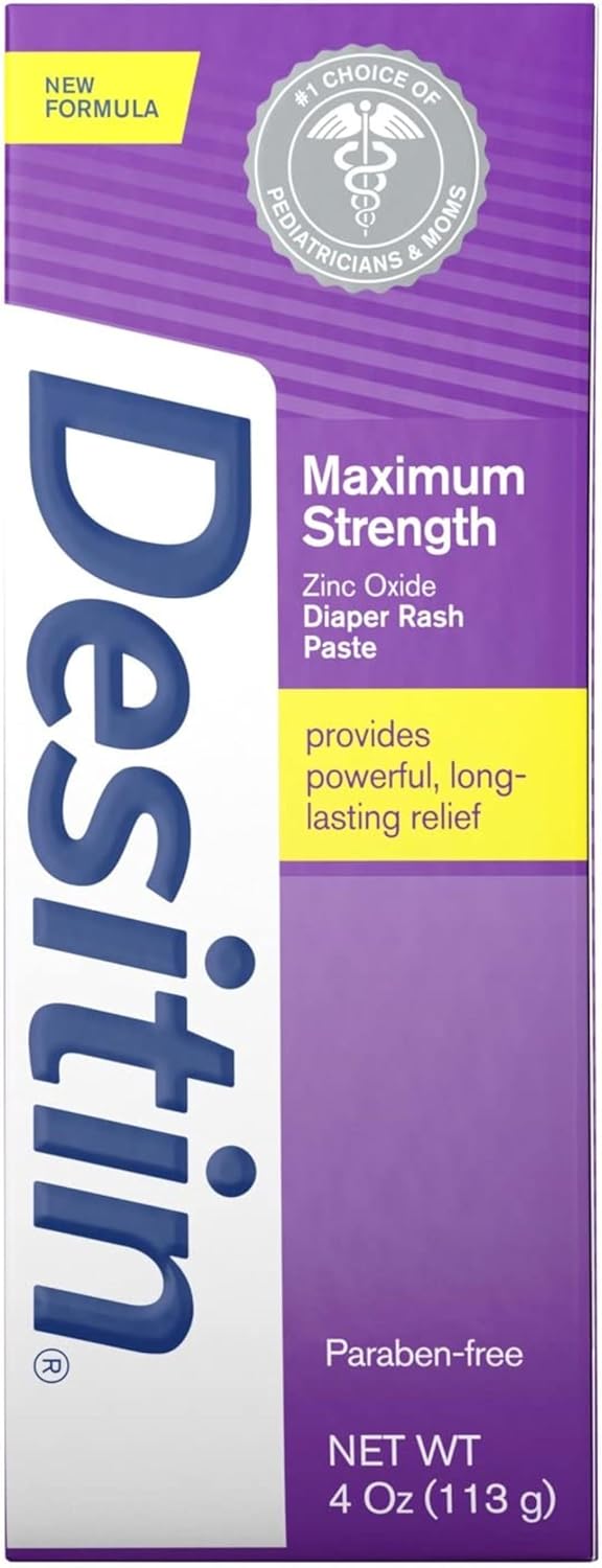 Desitin Maximum Strength Diaper Rash Paste for Effective Relief